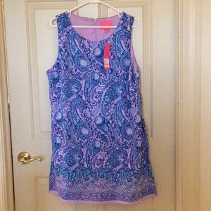 Lilly Pulitzer Donna Romper Purple Iris Size 16